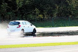 Auf der Schleuderplatte