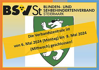Bildtext: Logo des BSVSt und steirischer Panther mit Bildtext.